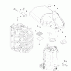 110 Jet (2.5L) 1B690542 & Up Air handler / flywheel cover