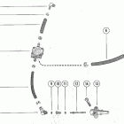 45, 4.5 (1 CYL.) 4107220 THRU 5595531 Fuel pump and fuel line assembly (serial group #15)
