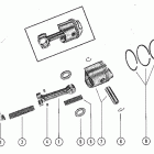 200 2827677 THRU 3226957 Поршни и шатуны