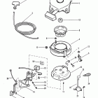 3.5 6202173 AND UP Recoil starter and flywheel