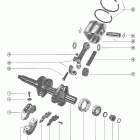 402, 40 (2 CYL.) 7112423 THRU 7144762 Crankshaft, piston and connecting rod assembly