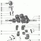 500 2742142 THRU 7051982 Коленчатый вал,поршнь и шатун