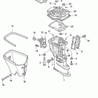 25 SEAPRO (4-STROKE) 0R051710 & Up Корпус вертикального вала