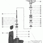 200 1866496 THRU 2296266 Корпус редуктора, вал гребного винта