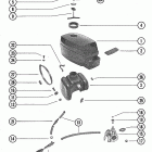3.6 5404657 AND UP Top cowl, fuel tank and carburetor