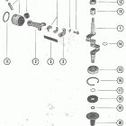 40, 4 (GNAT 2 CYL.) 7085673 THRU 7146487 Коленчатый вал,поршнь и шатун