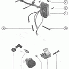 40, 4 (GNAT 2 CYL.) 7085673 THRU 7146487 Switch box and ignition coil
