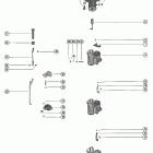 1150, 115 7112248 THRU 7131212 Carburetor linkage and choke solenoid