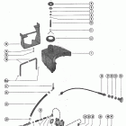 40, 4 (GNAT 2 CYL.) 7085673 THRU 7146487 Fuel tank, fuel lines and carburetor