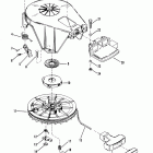 25 (2 CYL.) 7166928 THRU 7207857 Ручной стартер в сборе