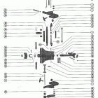 1150 2836019 THRU 3525440 Зажим и поворотный кронштейн в сборе
