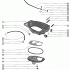 400 (2 CYL.) 2874704 THRU 3336257 Bottom cowl and exhaust plate assembly