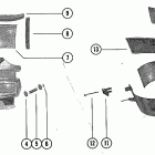 500 4141000 THRU 4357639 Cowling and front cover