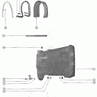 1000BP 2641855 THRU 3253111 Корпус редуктора, вертикальный вал