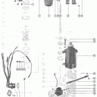 500 1421113 THRU 1639472 Starter motor, starter solenoid, rectifier and wiring ha...