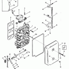 V-150 Work 4868998 THRU 0A904645 Choke plate and throttle levers