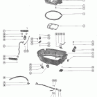 110 3263263 THRU 3795657 Капот (нижняя часть) и пластина переходника