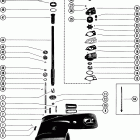 500, 50 7068998 THRU 7143687 Gear housing assembly, complete (serial group no. 7)(pag...