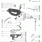 500 2305101 THRU 2858813 Bottom cowl assembly and shift linkage