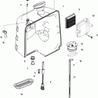 125 DFI (3 CYL.)(1.5L) 1B736885 & Up Oil tank, 125