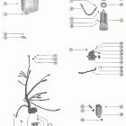 1500 7010533 THRU 7112772 Starter motor, starter solenoid, rectifier and wiring ha...