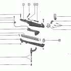 400 (2 CYL.) 2874704 THRU 3336257 Привод управления механизмом переключения передач
