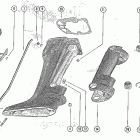 110 2798057 THRU 3263262 Корпус редуктора, вертикальный вал