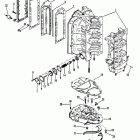 V-150 Work 4868998 THRU 0A904645 Выпускной коллектор и выпускная плита