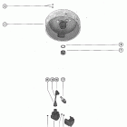 40 (1 CYL.) 3305152 THRU 7045757 Маховик и катушка зажигания