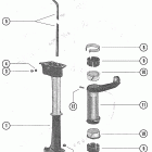 40, 4 (GNAT 2 CYL.) 7085673 THRU 7146487 Корпус редуктора, вертикальный вал