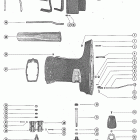 500 4141000 THRU 4357639 Корпус редуктора, вертикальный вал