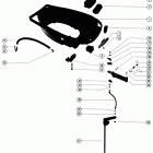 1150, 115 7112248 THRU 7131212 Bottom cowl and shift linkage