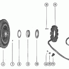 1150 3525441 THRU 4855152 Маховик и статор