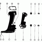 39 (1 CYL.) 1655013 THRU 2498135 Корпус редуктора, вертикальный вал