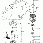 2.2M 8075603 AND UP Recoil starter and ignition components