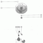 45, 4.5 (1 CYL.) 4107220 THRU 5595531 Маховик и катушка зажигания