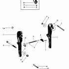 V-150 Work 4868998 THRU 0A904645 Transom brackets(s / n-usa-5503246 / aus-8062734 and bel...