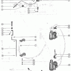 500 1421113 THRU 1639472 Carburetor linkage and choke solenoid