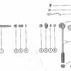110 1470349 THRU 1865778 Привод управления механизмом переключения передач