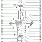 500 4141000 THRU 4357639 Зажим и поворотный кронштейн в сборе