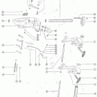 110 1470349 THRU 1865778 Зажим и поворотный кронштейн в сборе