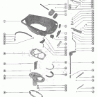 1150 2836019 THRU 3525440 Bottom cowl and shift linkage