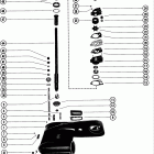 500, 50 7068998 THRU 7143687 Gear housing assembly, complete (serial group no. 6)(pag...