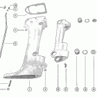 110 1470349 THRU 1865778 Корпус редуктора, вертикальный вал