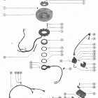 402 3336258 THRU 4117709 Flywheel, ignition coil and switch box
