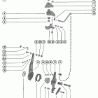 500, 50 7068998 THRU 7143687 Throttle control linkage and spark advance