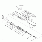 35 0B110789 AND UP Корпус редуктора , гребной вал