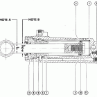 1150 3525441 THRU 4855152 Power trim cylinder repair kits