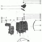 402 4117710 THRU 4860102 Cylinder block and coil mounting bracket