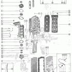 500 1421113 THRU 1639472 Блок цилиндров